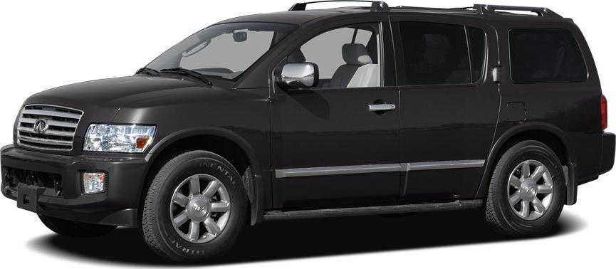 Side profile of full-size SUV with chrome trim and roof rails