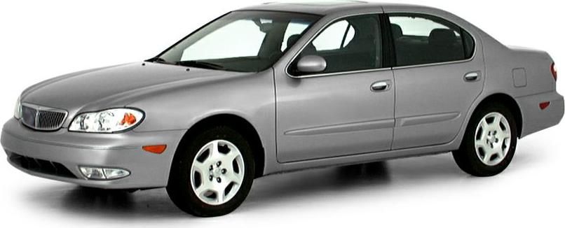 Silver 1990s sedan side profile with classic design elements