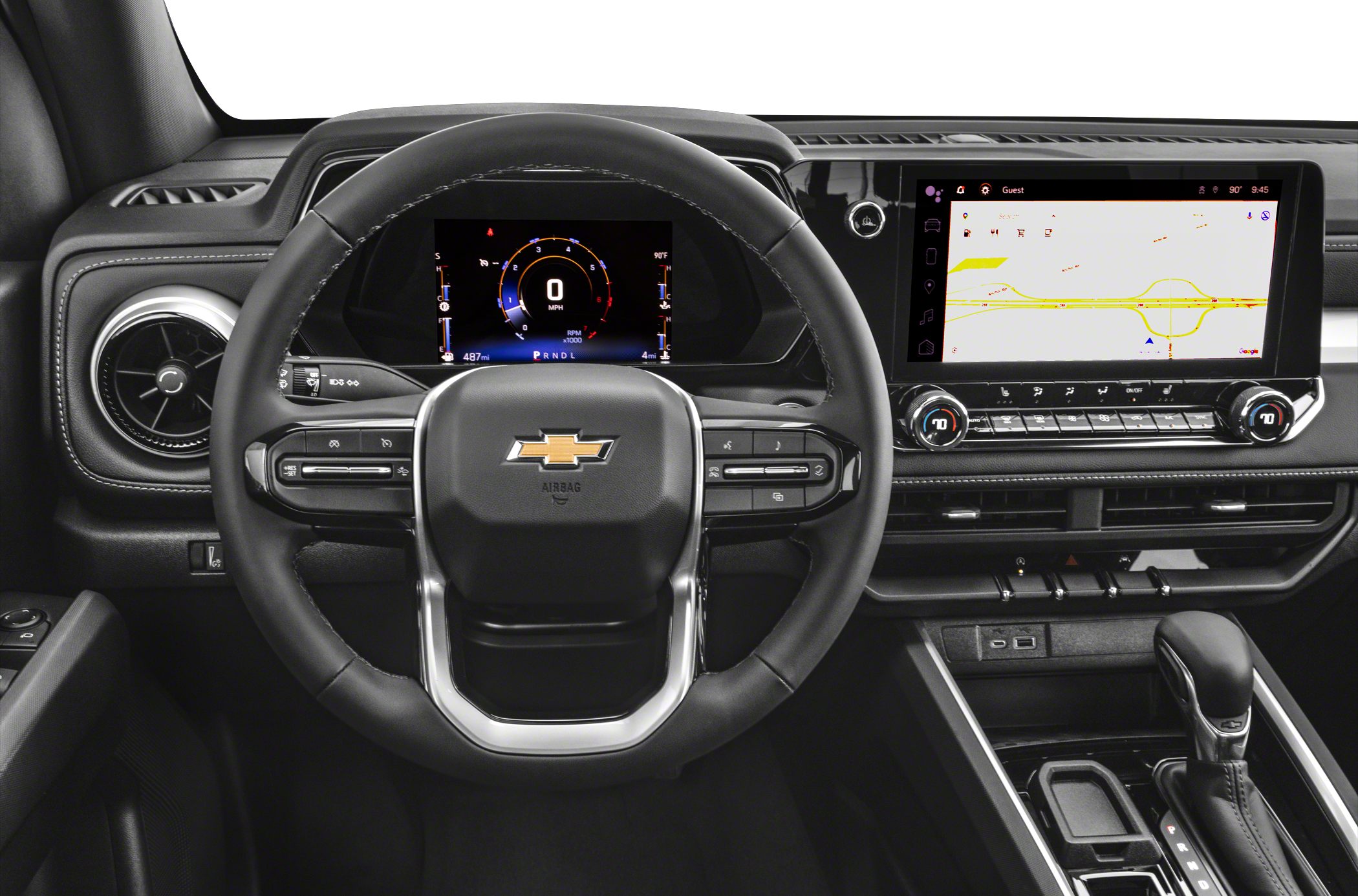 Digital instrument cluster and infotainment system with navigation
