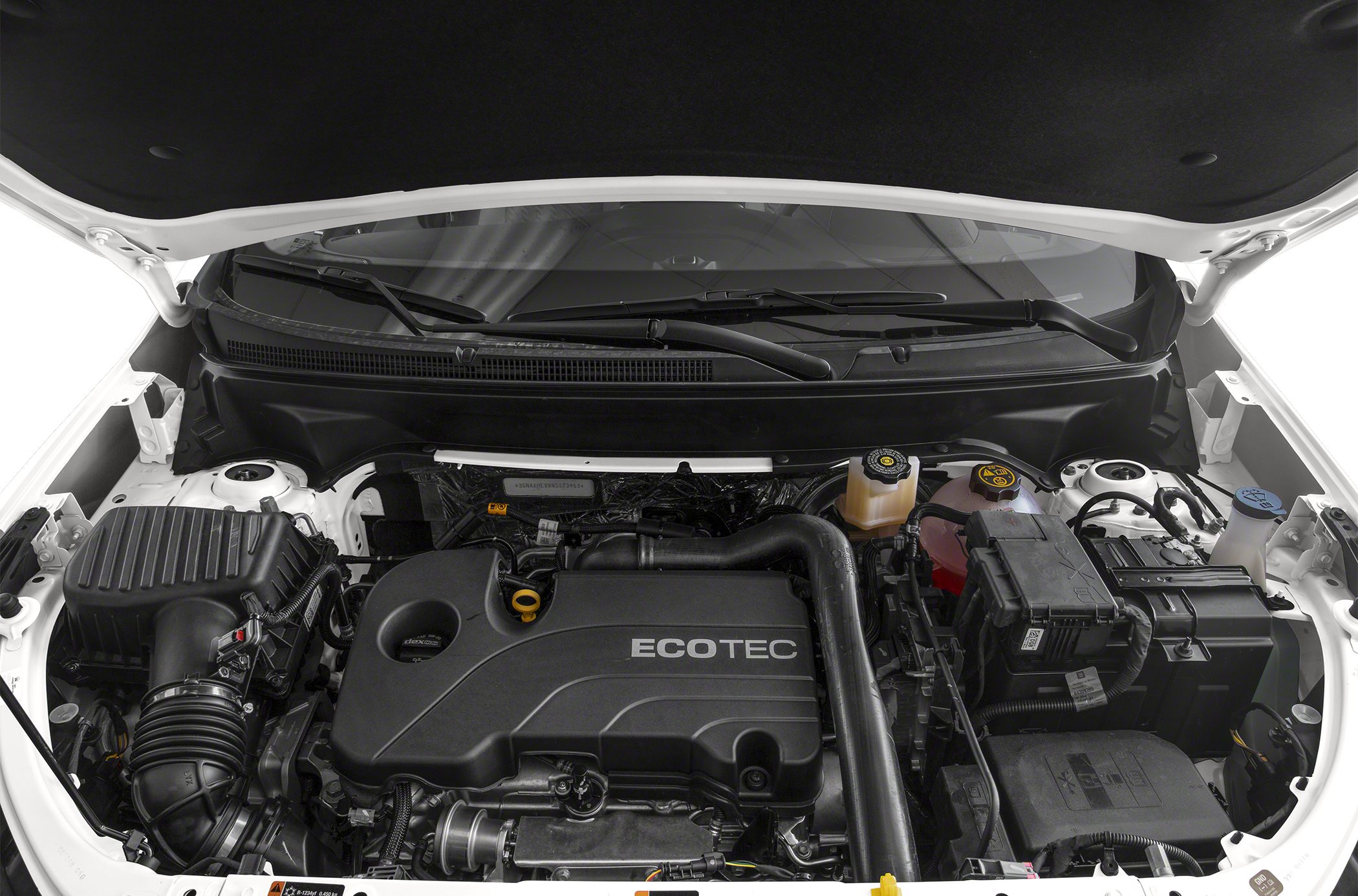 ECOTEC engine layout inside a compact SUV engine bay