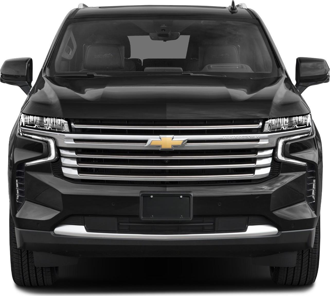 Front grille and headlights of a large SUV