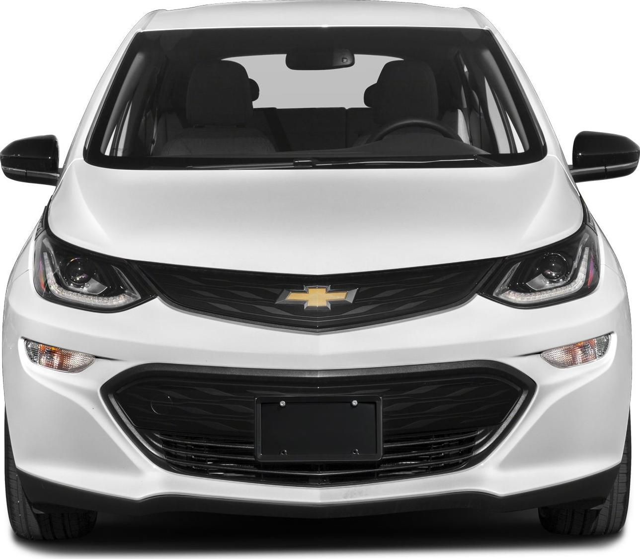 Front view with headlights and aerodynamic hatchback design
