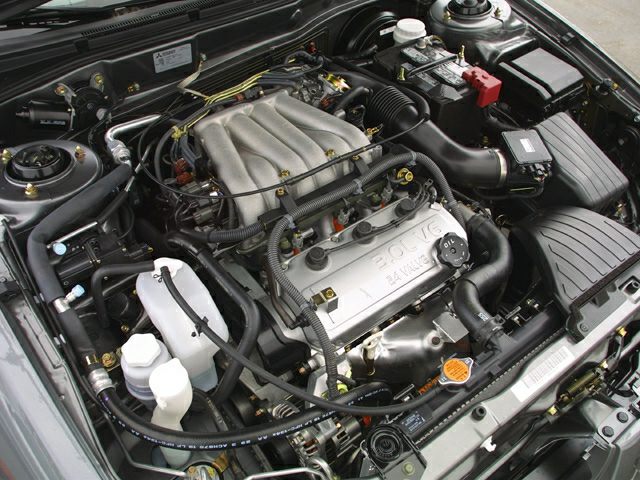 2.0L 16-valve inline-4 engine with intake manifold and engine components detailed view