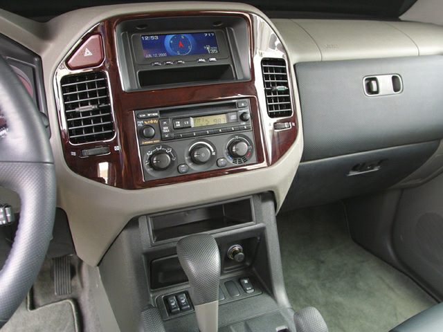 Classic SUV dashboard with infotainment and control panel