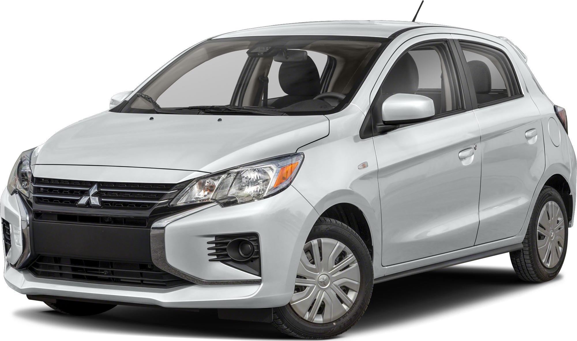 Compact hatchback front and side exterior with grille and headlights