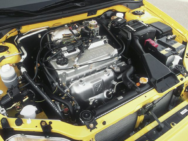 Turbocharged engine bay with performance components