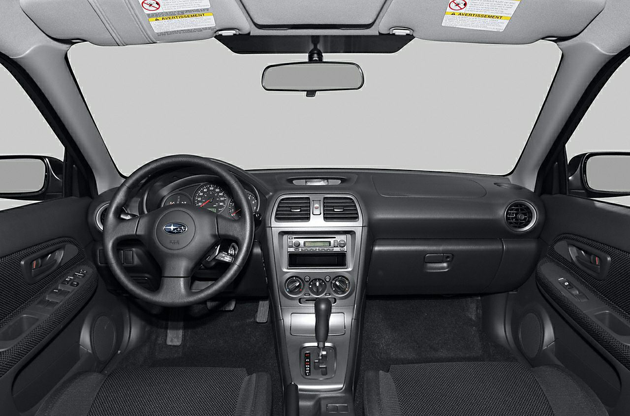 Dashboard, steering wheel, center console with climate controls and gear shifter