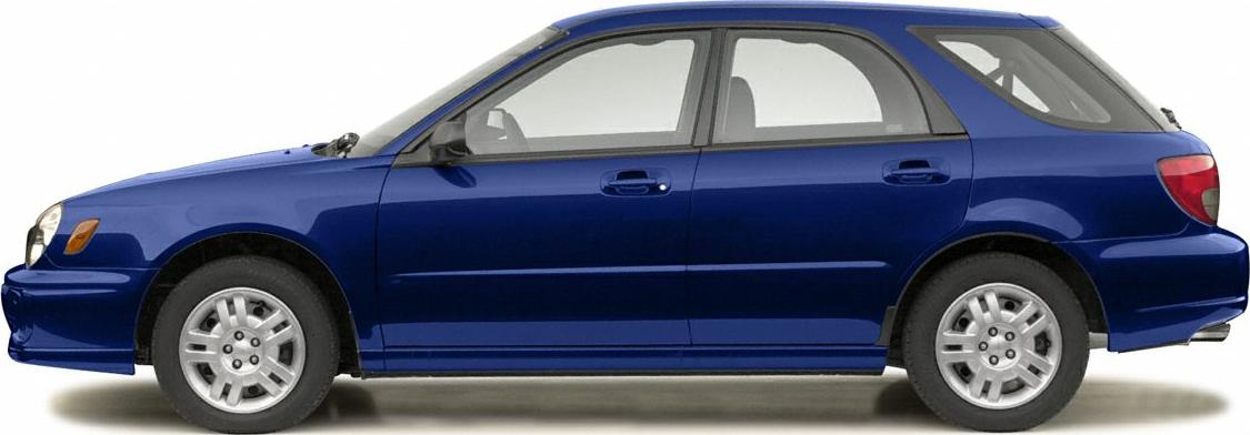 2001 Subaru Impreza II Station Wagon Side View Left