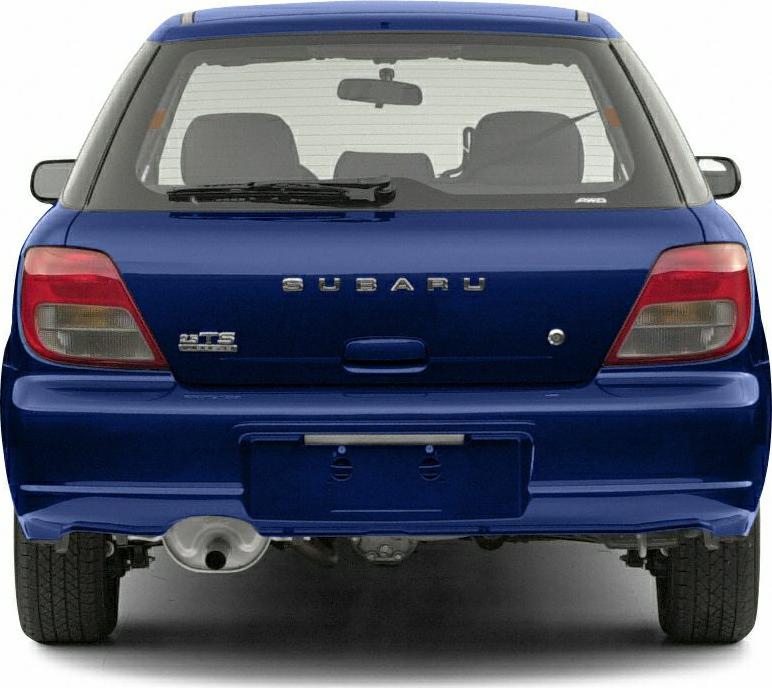 2001 Subaru Impreza II Station Wagon Rear View