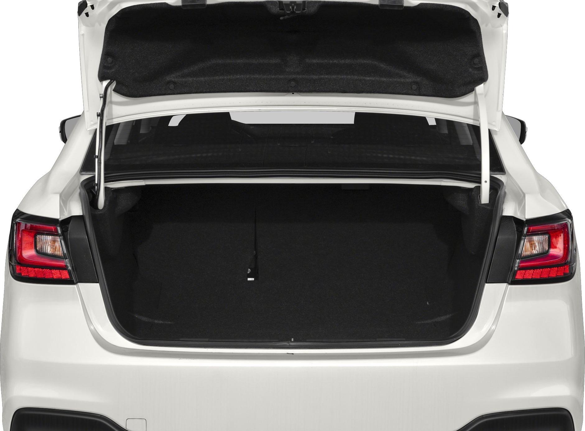 Open spacious trunk with rear lights, practical cargo area