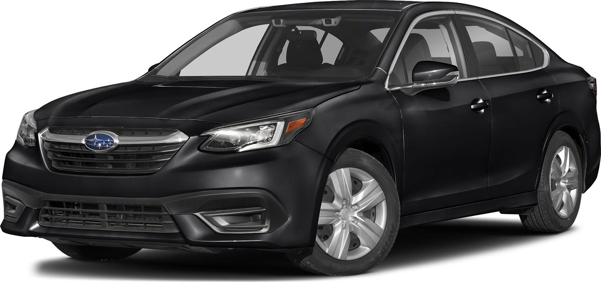 Black sedan front three-quarter view with detailed headlights and grille