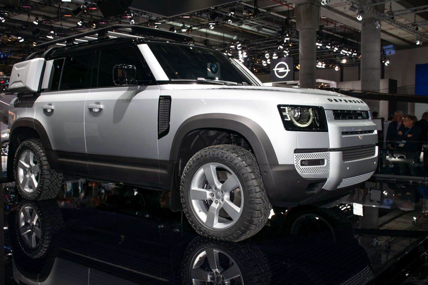 Rugged SUV with off-road tires and bold wheel arches