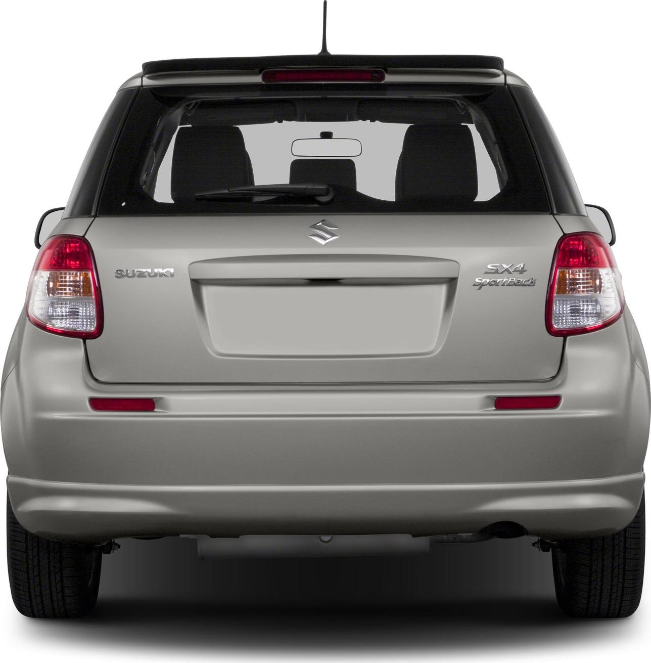 Rear view with tailgate, tail lights, and rear windshield wiper