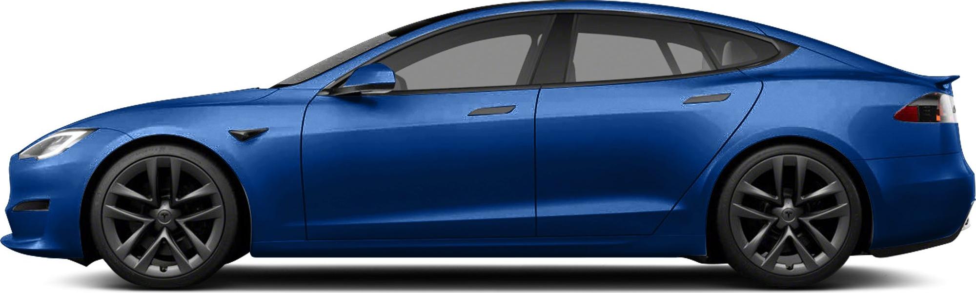 2021 Tesla Model S (facelift 2021) Side View Left