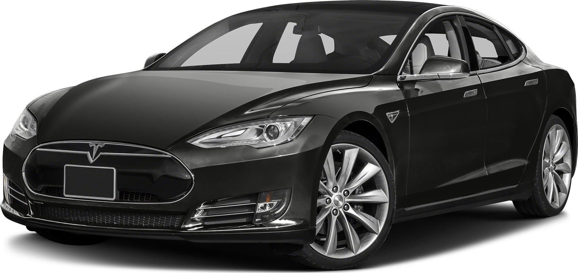 Sleek front three-quarter view of an electric sedan