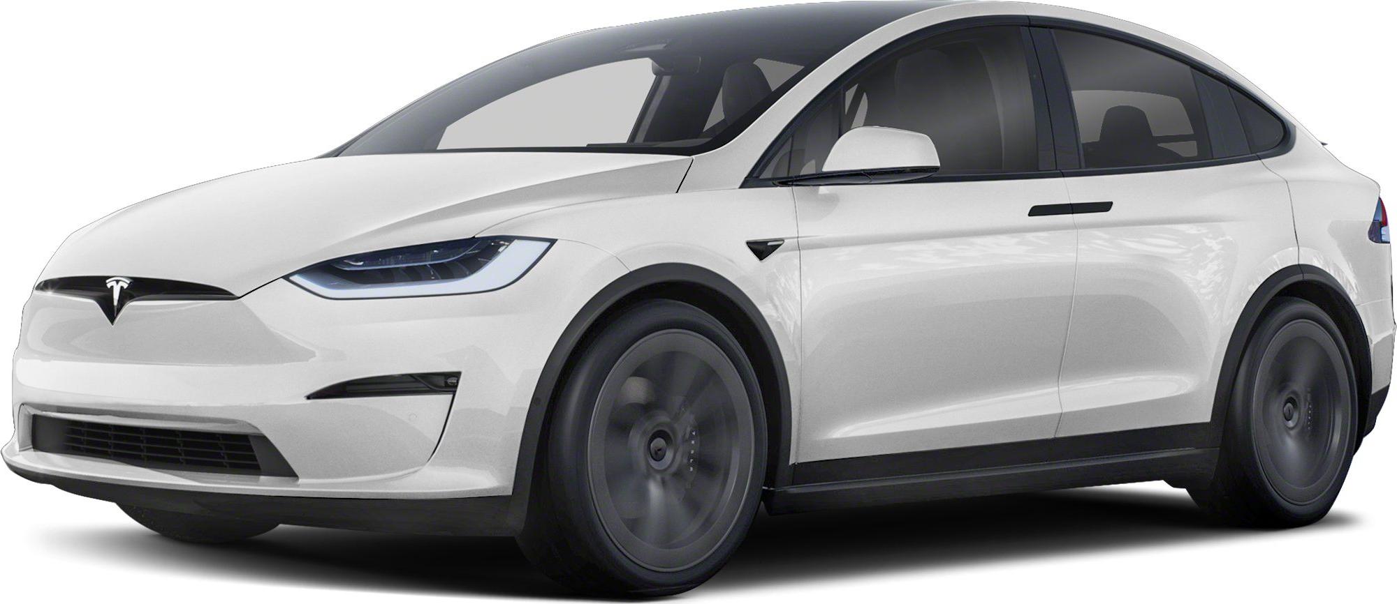White electric SUV front three-quarter view with LED headlights