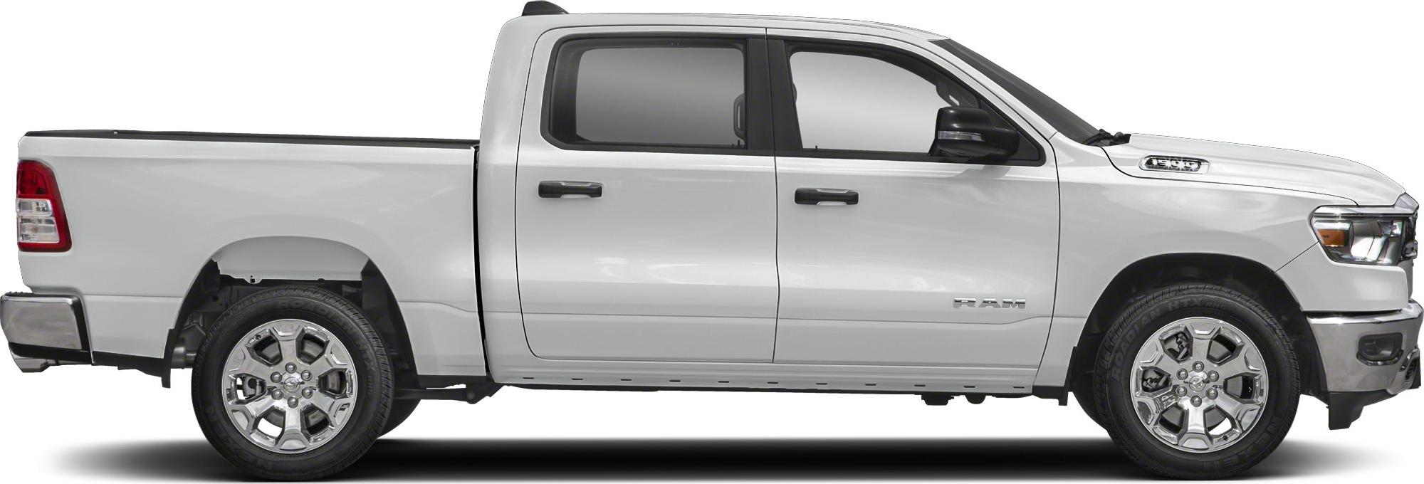 2025 RAM 1500 Crew Cab (DT, facelift 2024) Side View Right
