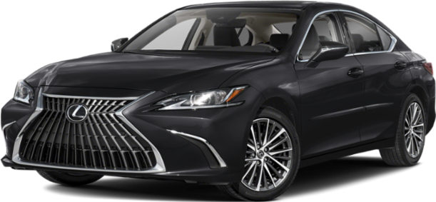 Sleek front grille and angular headlights with black aerodynamic body