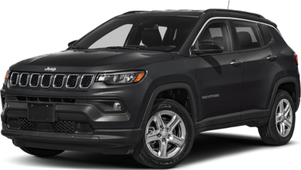 Front 3-quarter view of an SUV with seven-slot grille and angular headlights.