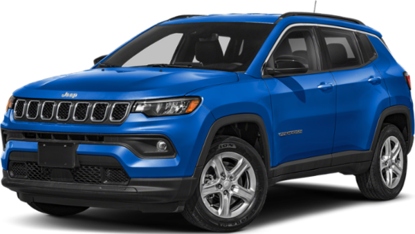 Front side view with grille and alloy wheels of a blue SUV