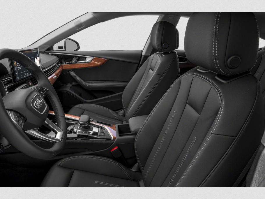 Premium leather seats with wood trim and modern dashboard controls