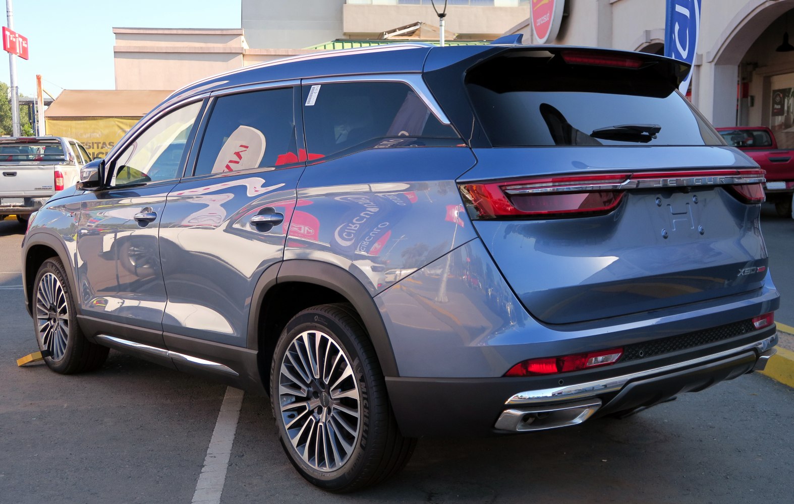 3/4 rear-left view