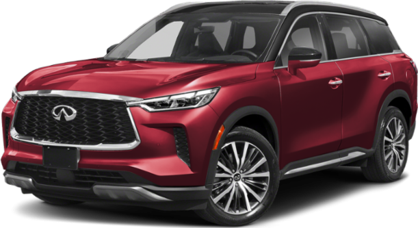 Front grille and aerodynamic side profile of a luxury SUV