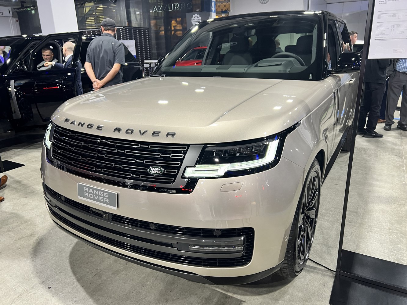 Front view with LED headlights and modern grille