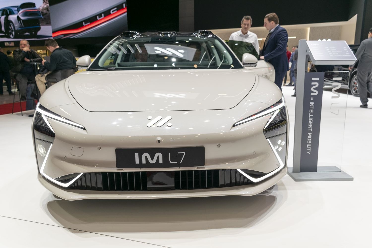 Front view featuring LED headlights and streamlined air intake design