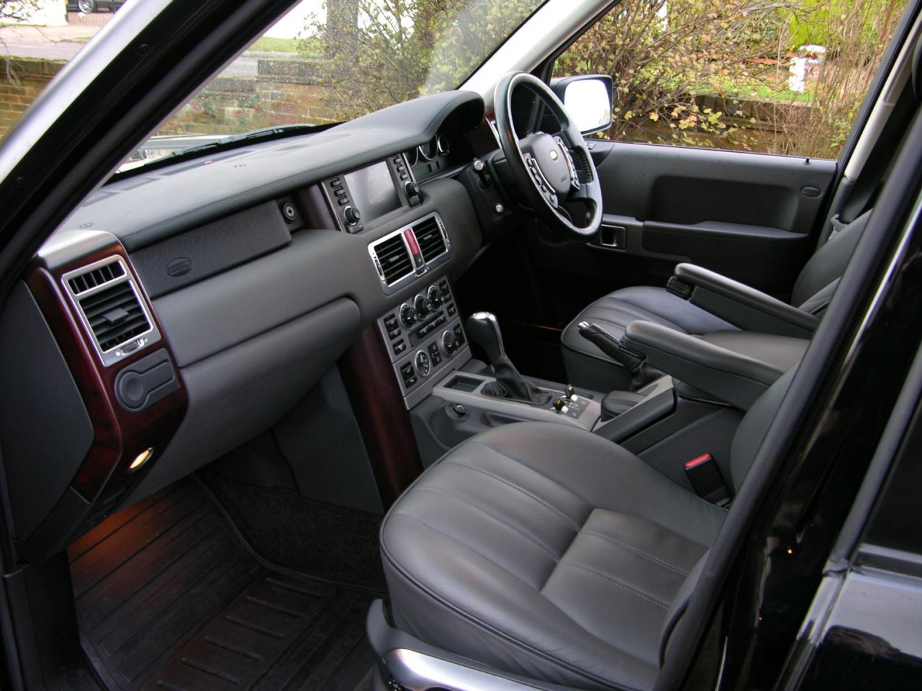 Luxury leather seats and sophisticated dashboard with advanced controls.