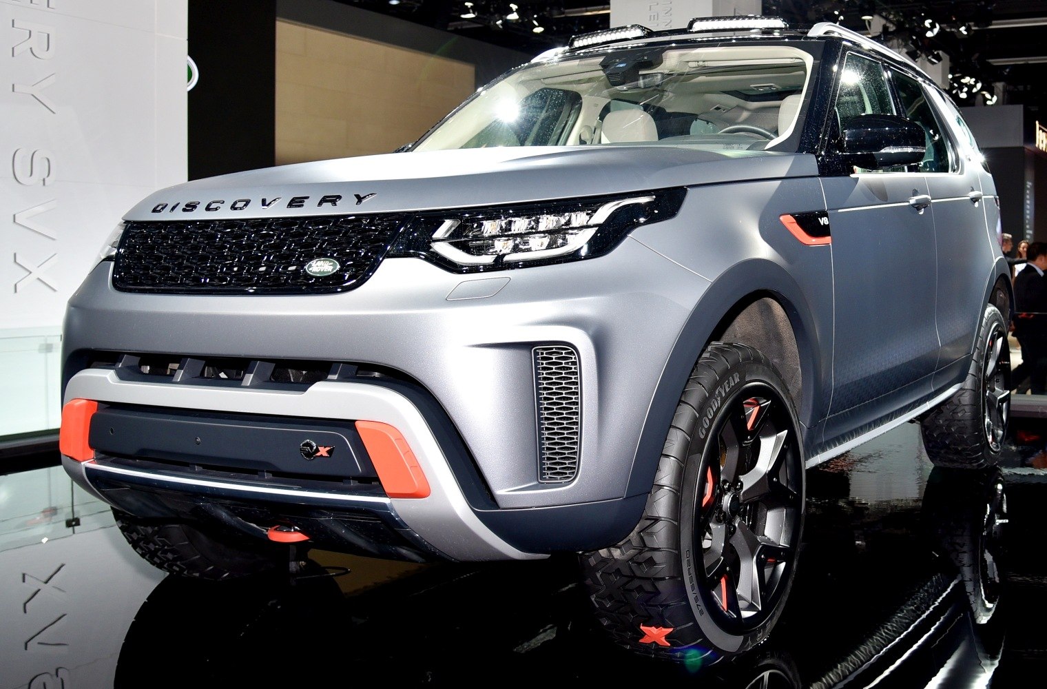 Front angle with LED headlights and rugged off-road tires
