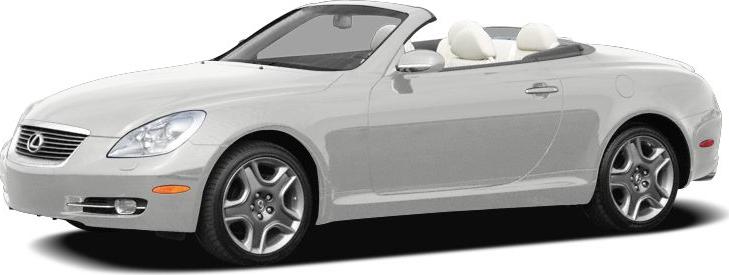 Silver convertible with white leather interior, sleek profile