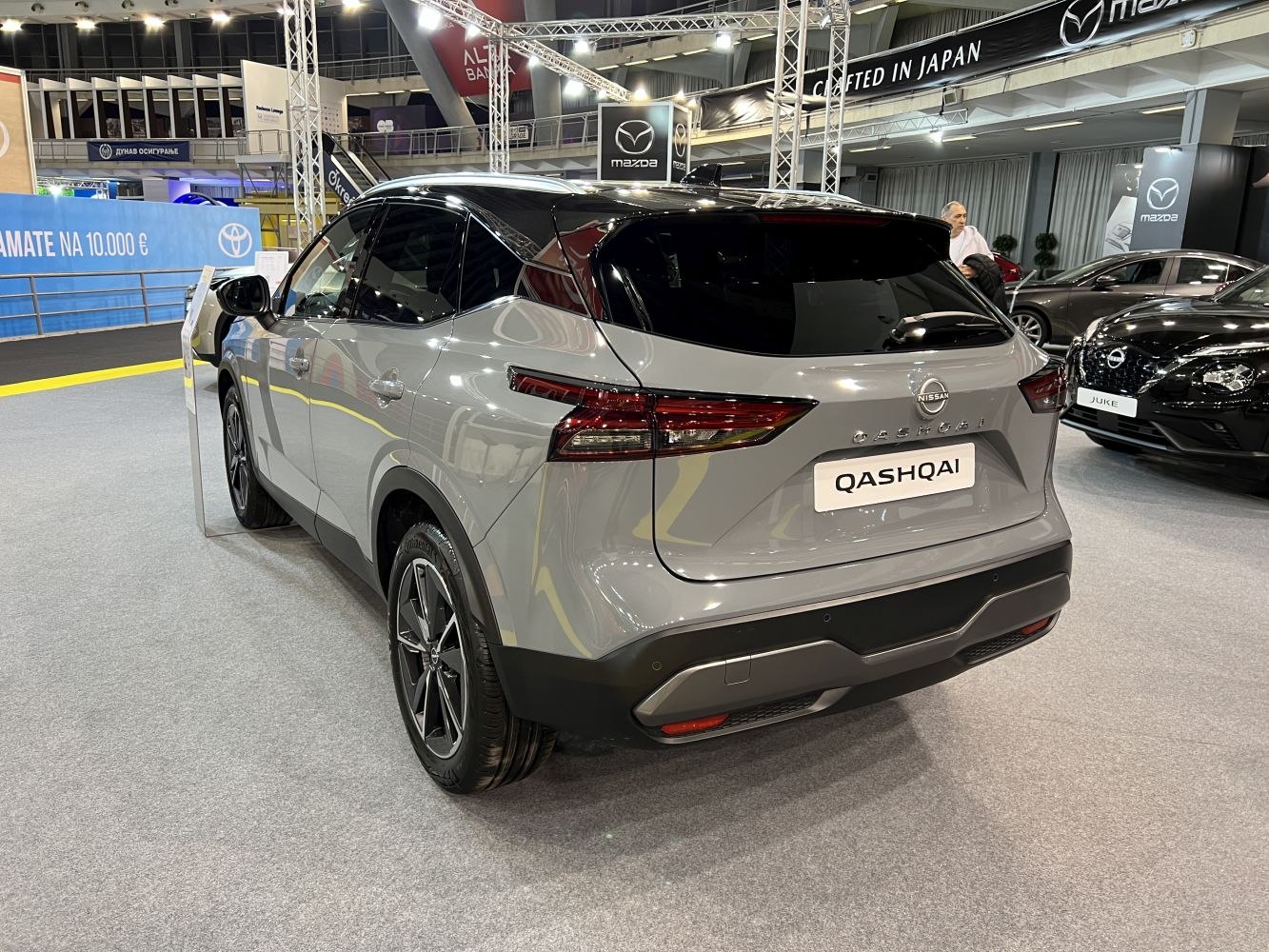 Rear view and tail light design of a modern SUV