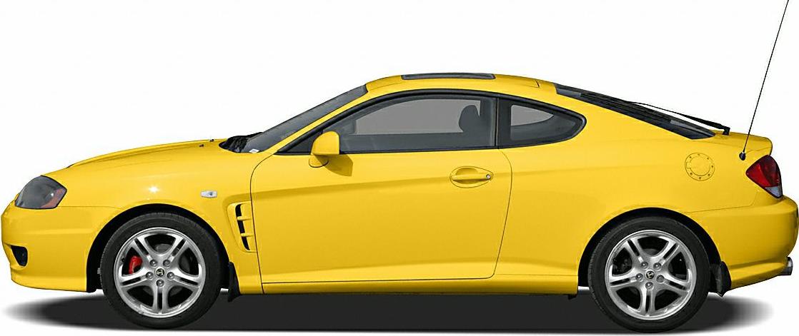 2005 Hyundai Tiburon II (GK, facelift 2004) Side View Left