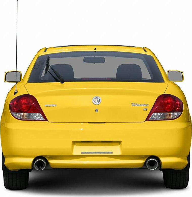 2005 Hyundai Tiburon II (GK, facelift 2004) Rear View