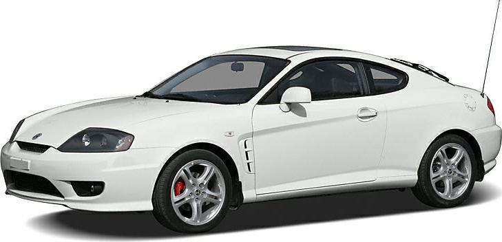 White sports coupe with alloy wheels and aerodynamic design.