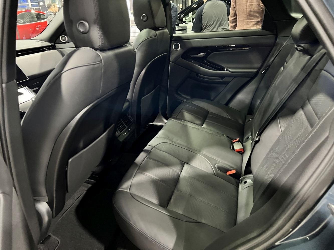 Premium leather rear seats with spacious and refined design