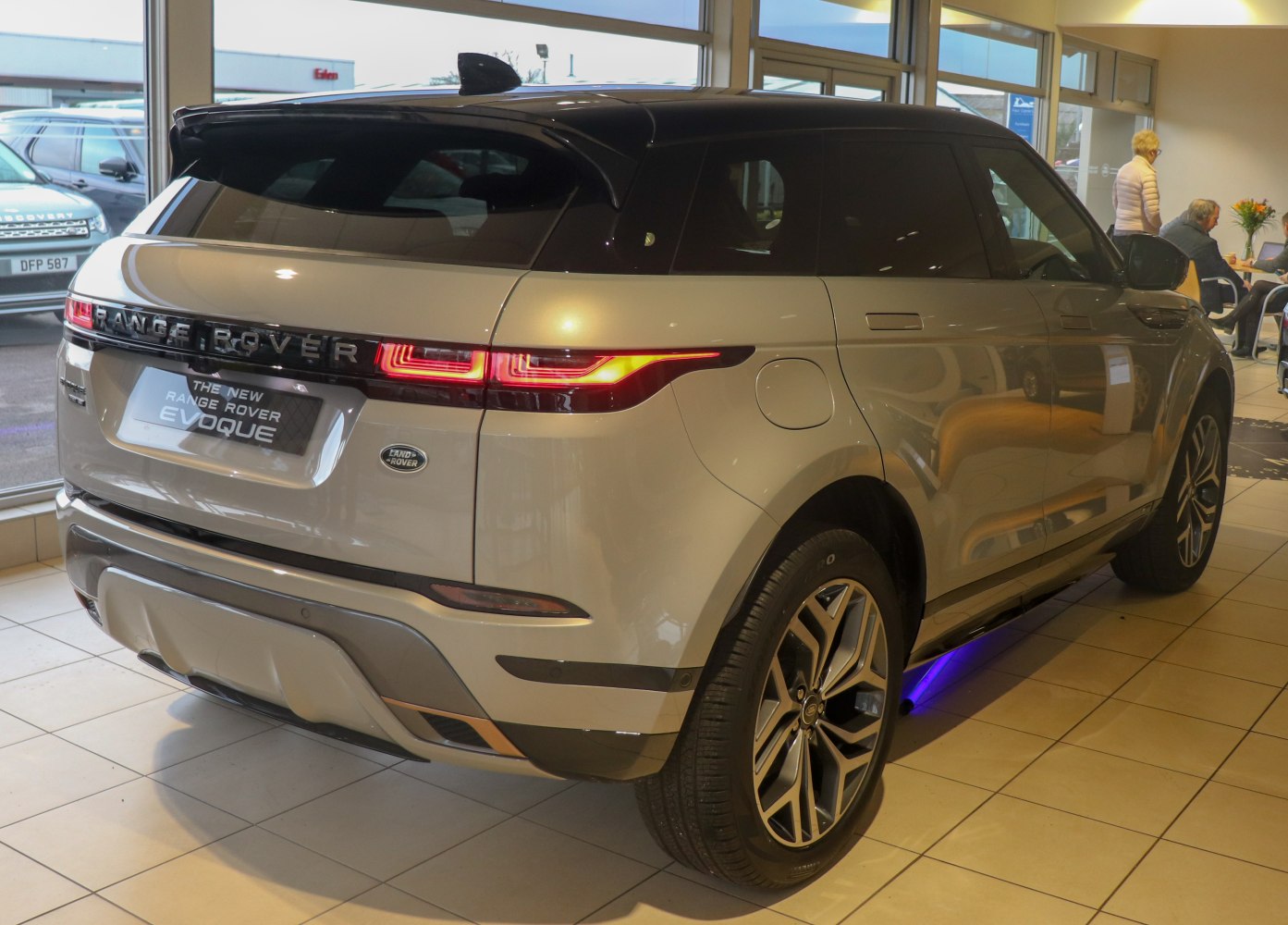 Rear view with LED taillights and modern alloy wheels