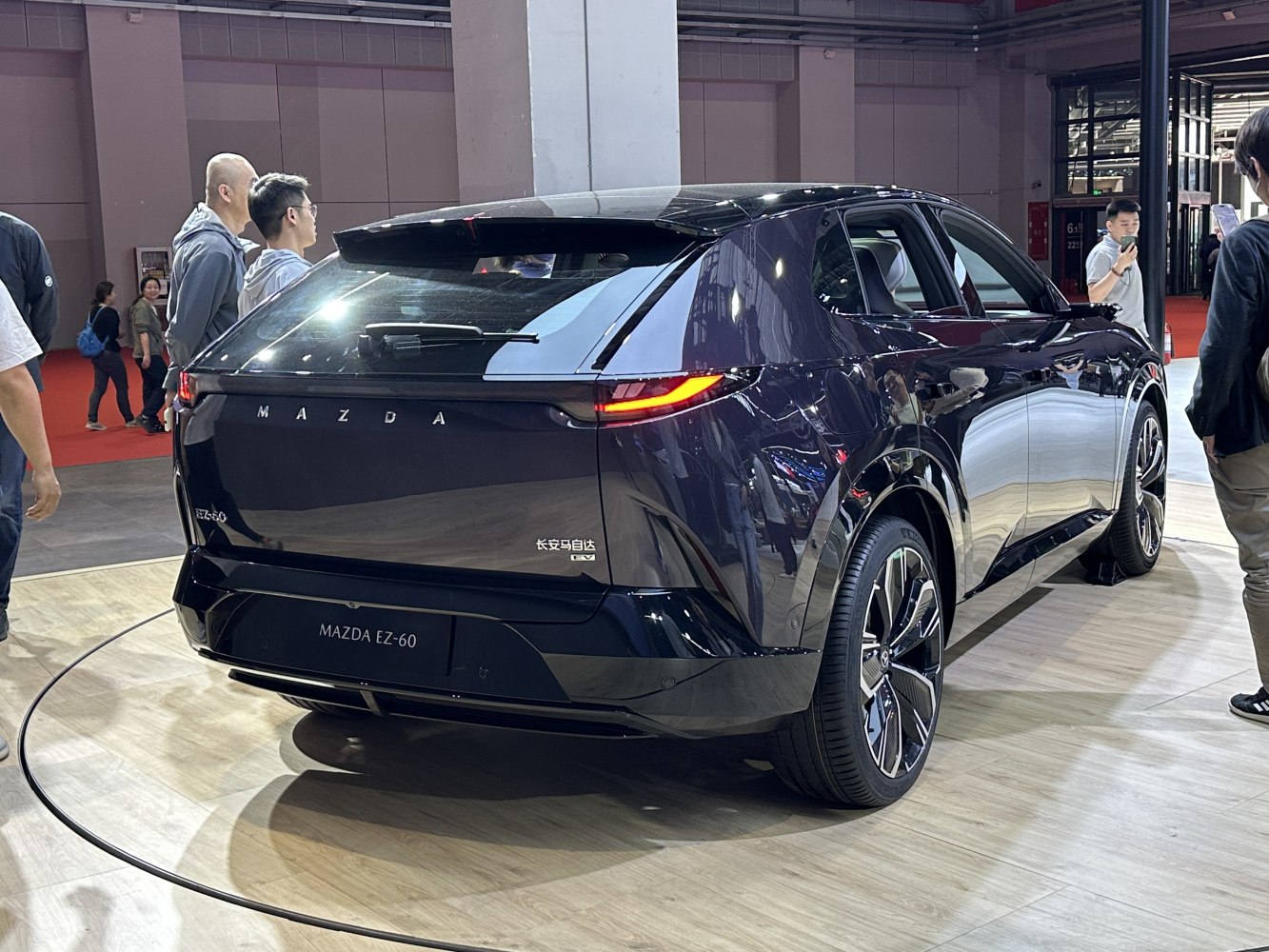 Sleek rear design with modern LED tail lights and stylish wheels