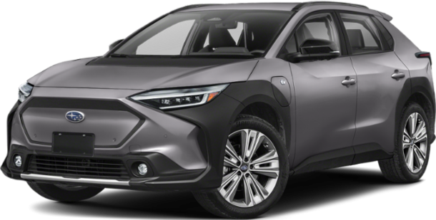 Front angle view of an electric SUV with LED headlights and aerodynamic design.