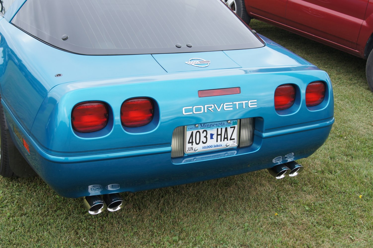 1991 Chevrolet Corvette Coupe Rear View