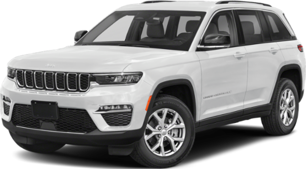 Front and side view of 2026 SUV with signature grille and LED headlights