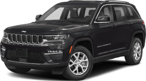 SUV with seven-slot grille, LED headlights, alloy wheels