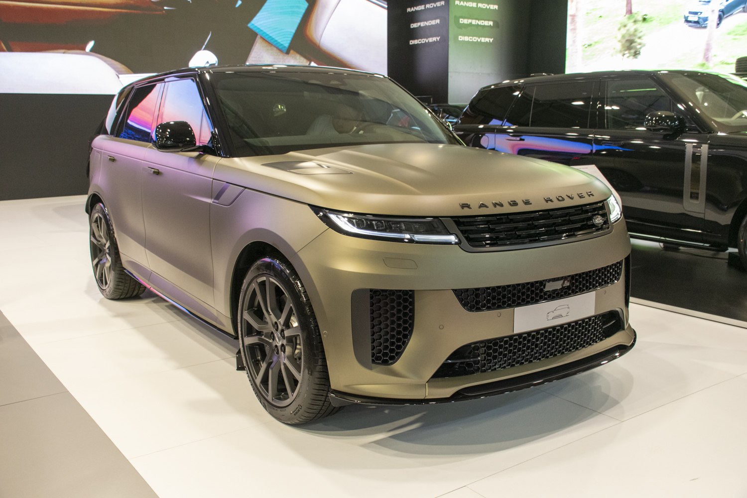 Front view with matte finish and LED headlights