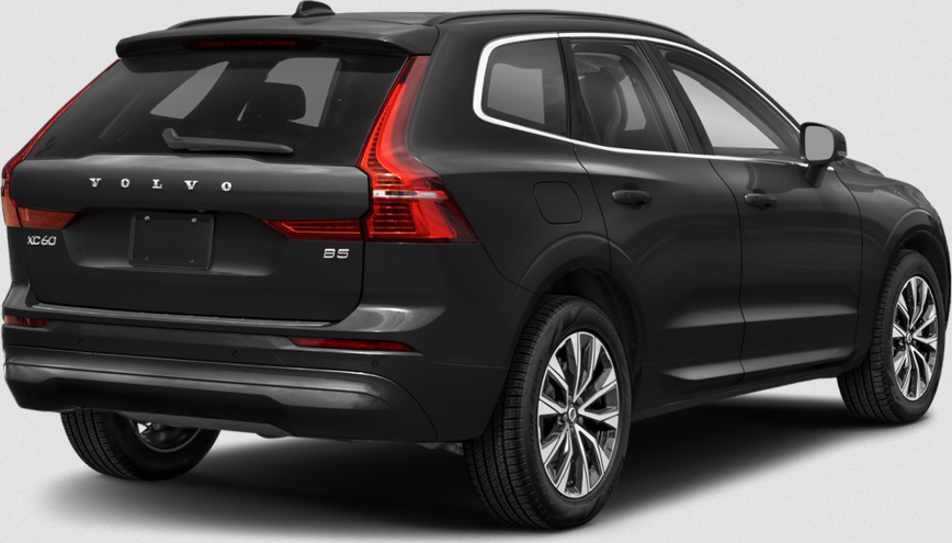 Rear view of black SUV with modern taillights and B5 badge