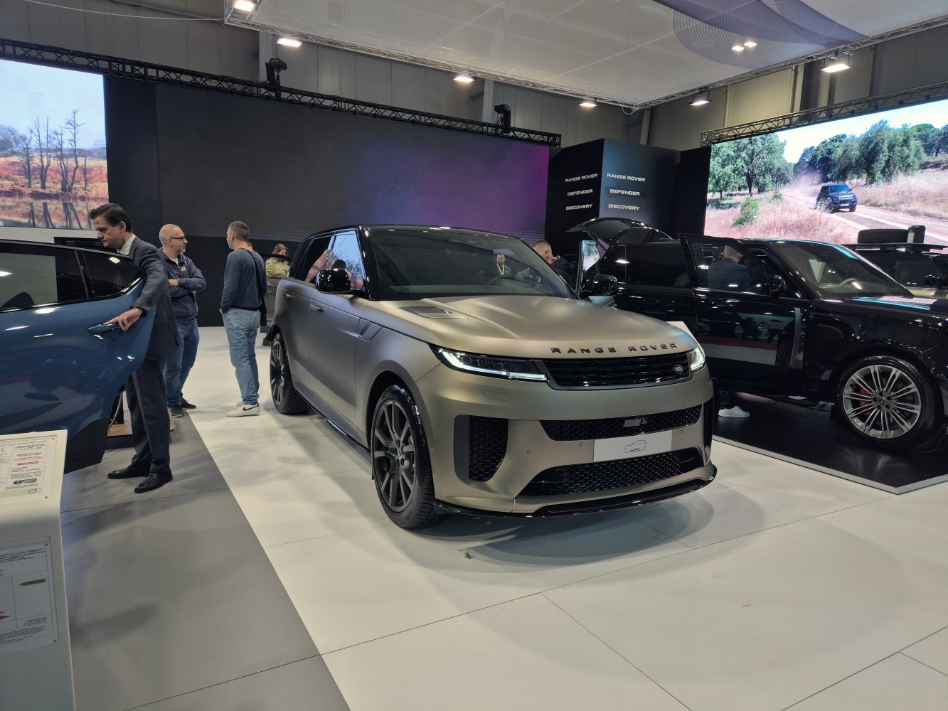 Sleek modern front view with bold grille and stylish design