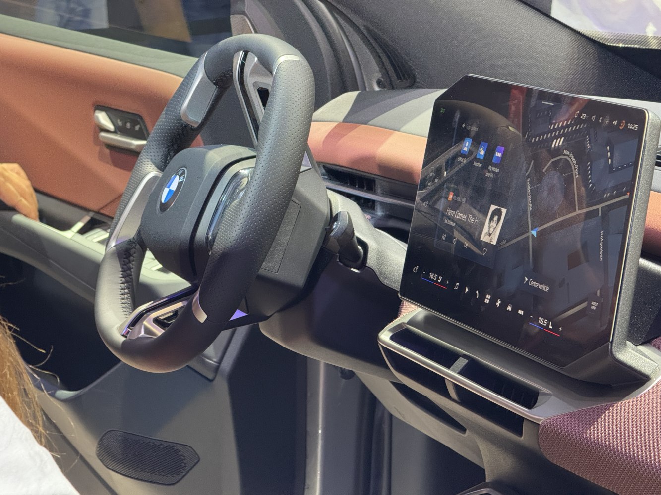 Digital dashboard and modern steering wheel design