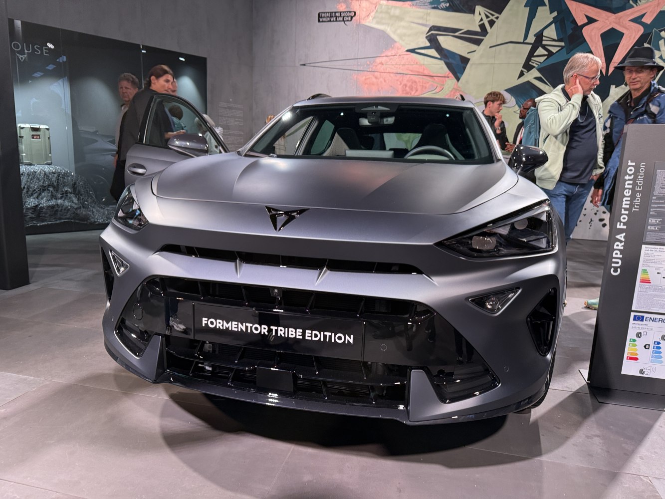 Matte-finished front fascia with sharp LED headlights and distinctive grille