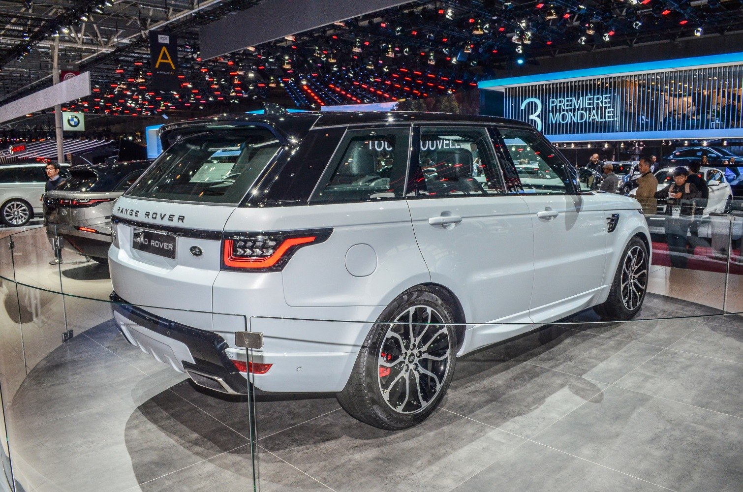 SUV rear view with distinctive LED taillights and multi-spoke alloy wheels