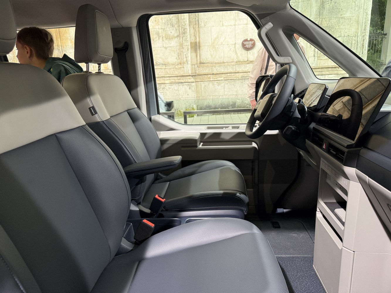 Modern dashboard and front seating interior